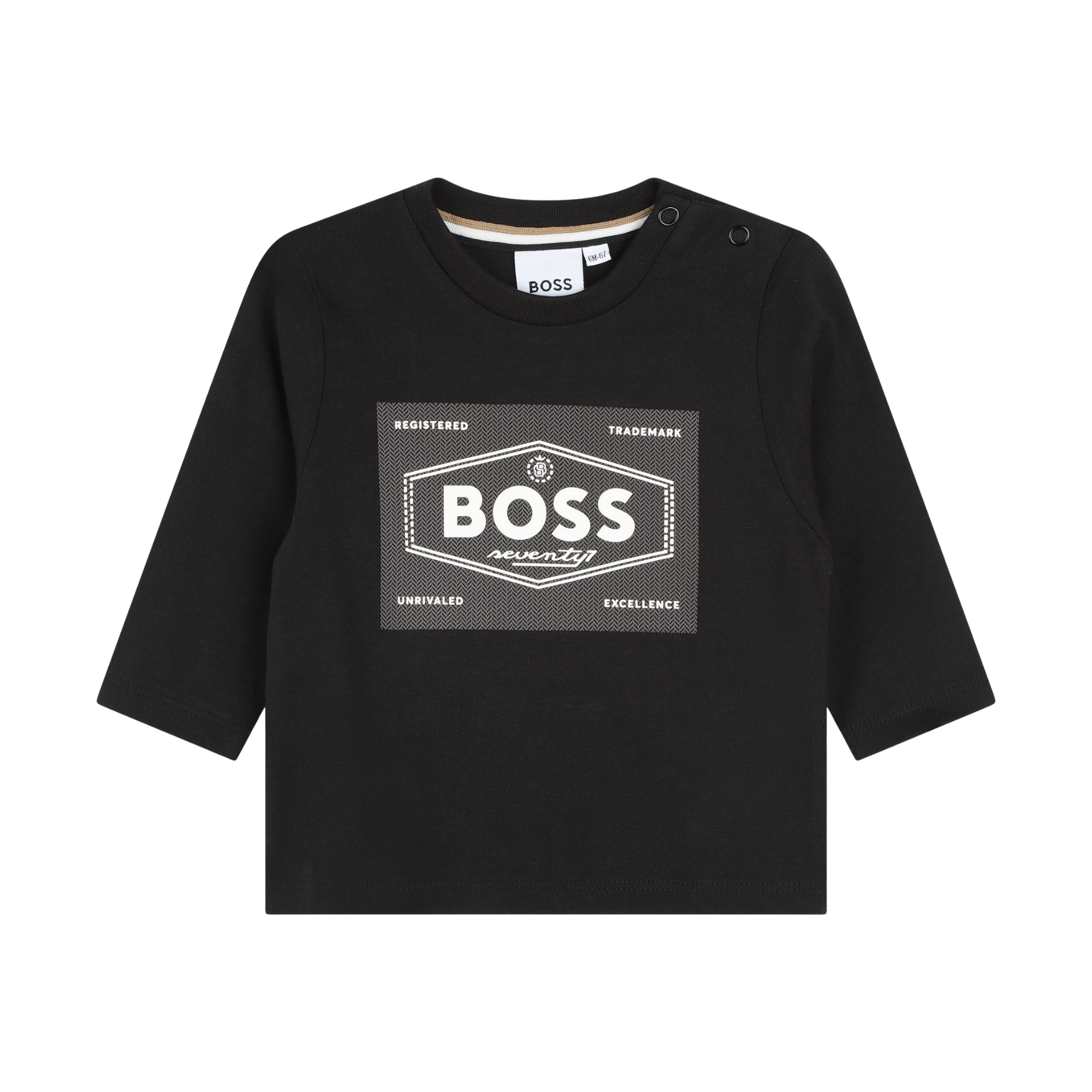 Boss Kids Long-Sleeve Logo T-Shirt
