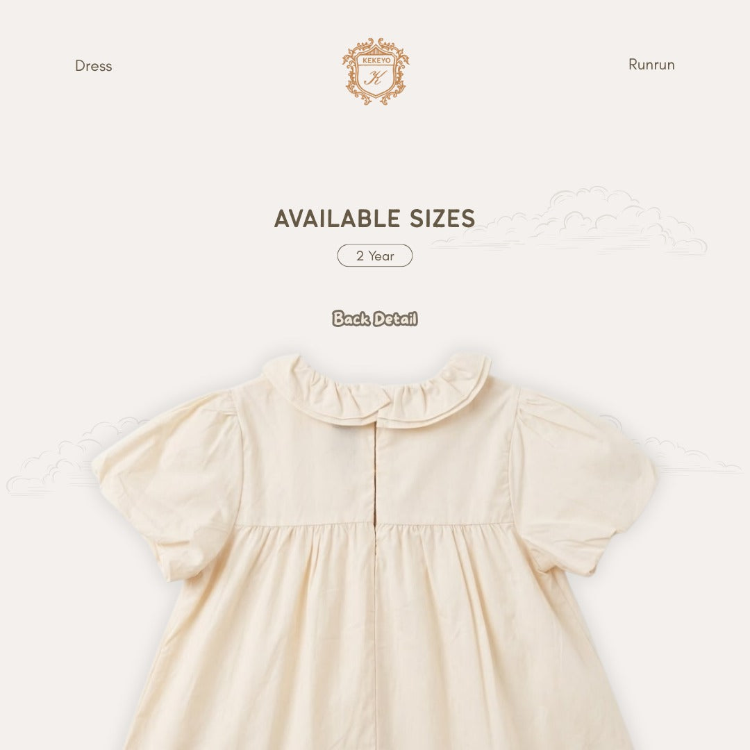Kekeyo Runrun Dress Beige | 2Y