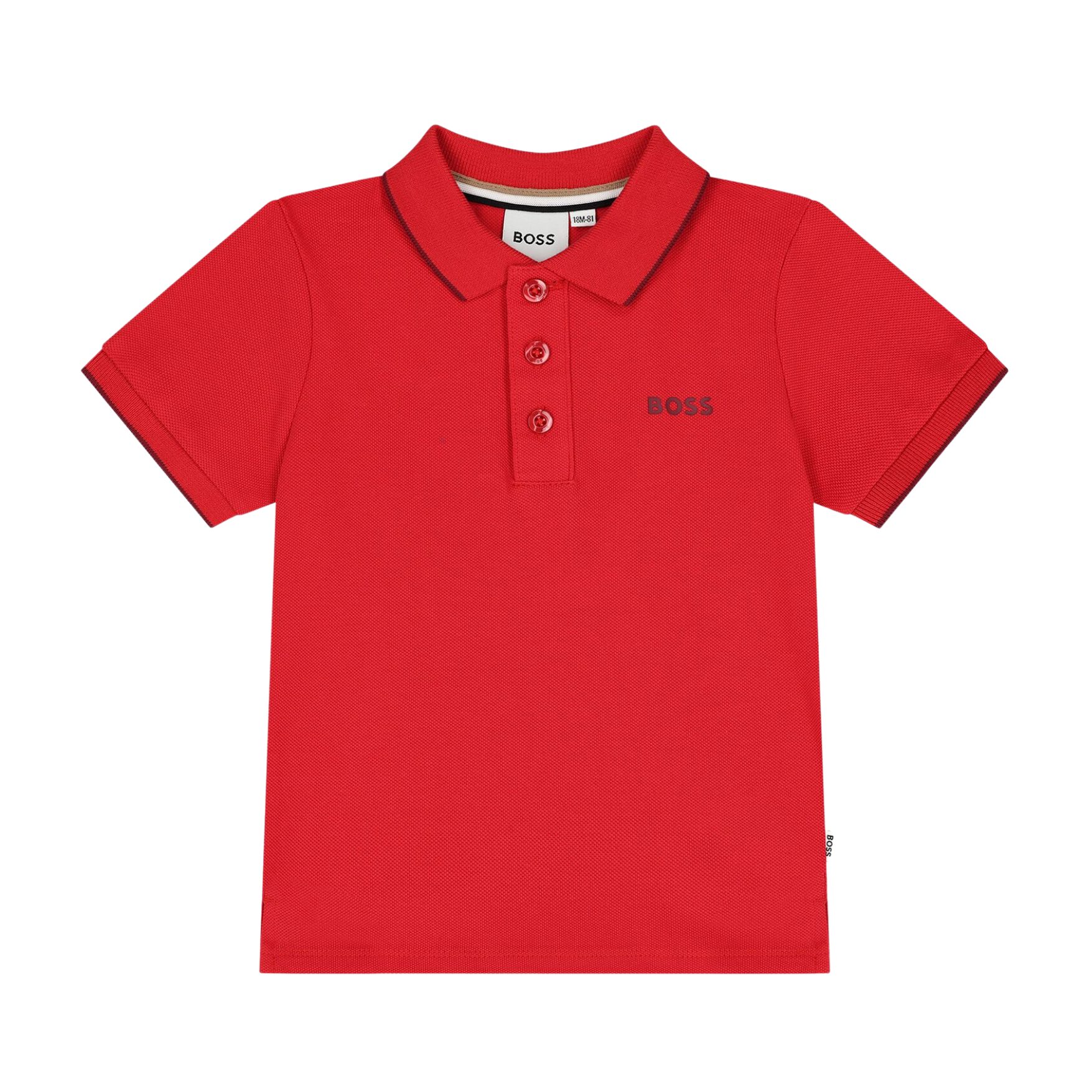 BOSS Kidswear Red Polo Shirt