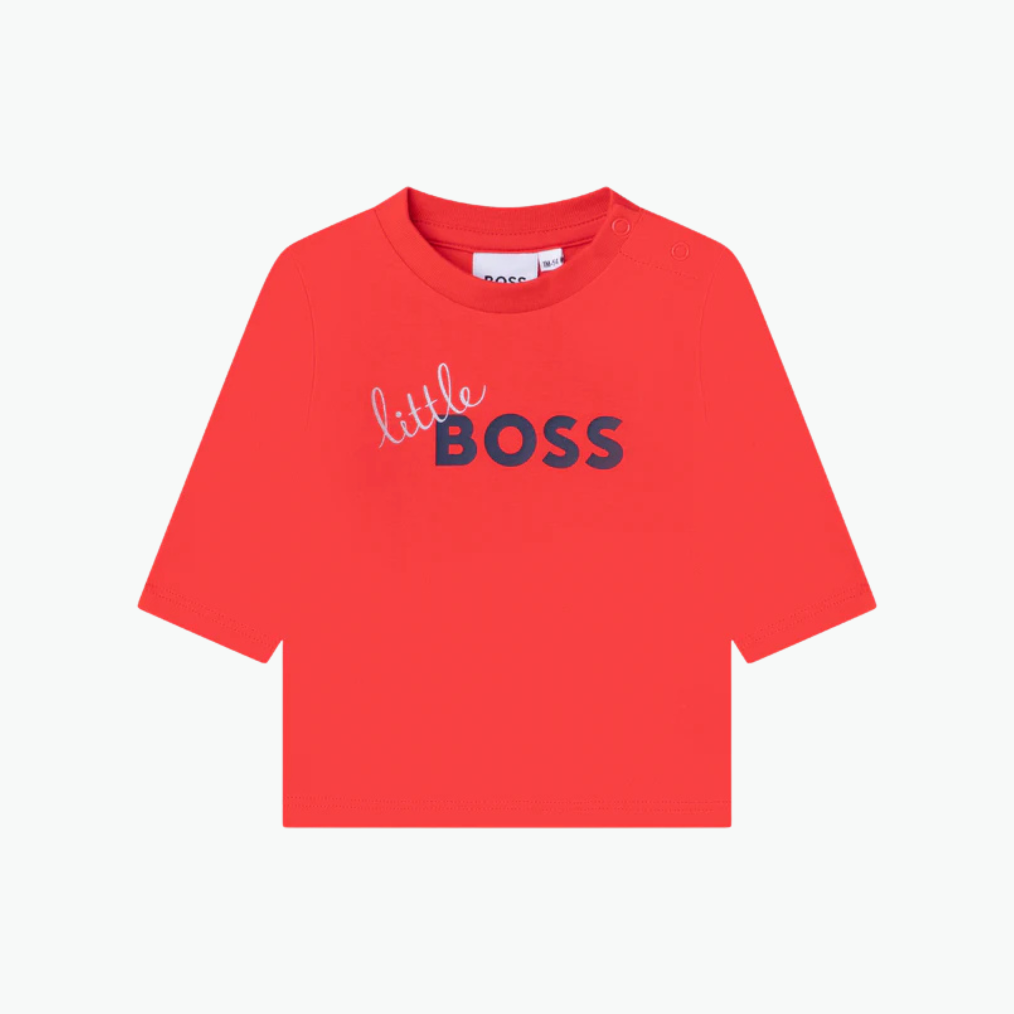 Boss Kids Little Boss Print Long Sleeve T-shirt