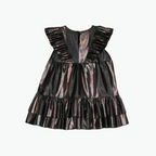 Wauw Capow Oline Striped Ruffle Dress