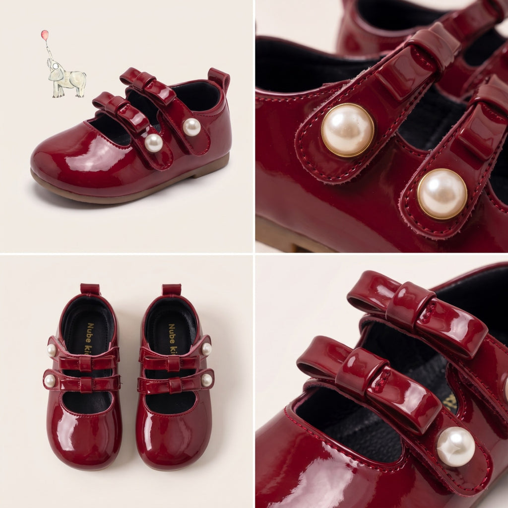 Nube-Ribbon Pearl Maroon
