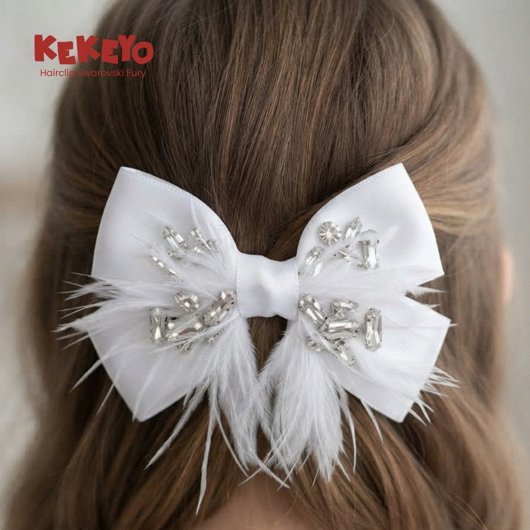 Kekeyo Hairclip Swarovski Furry