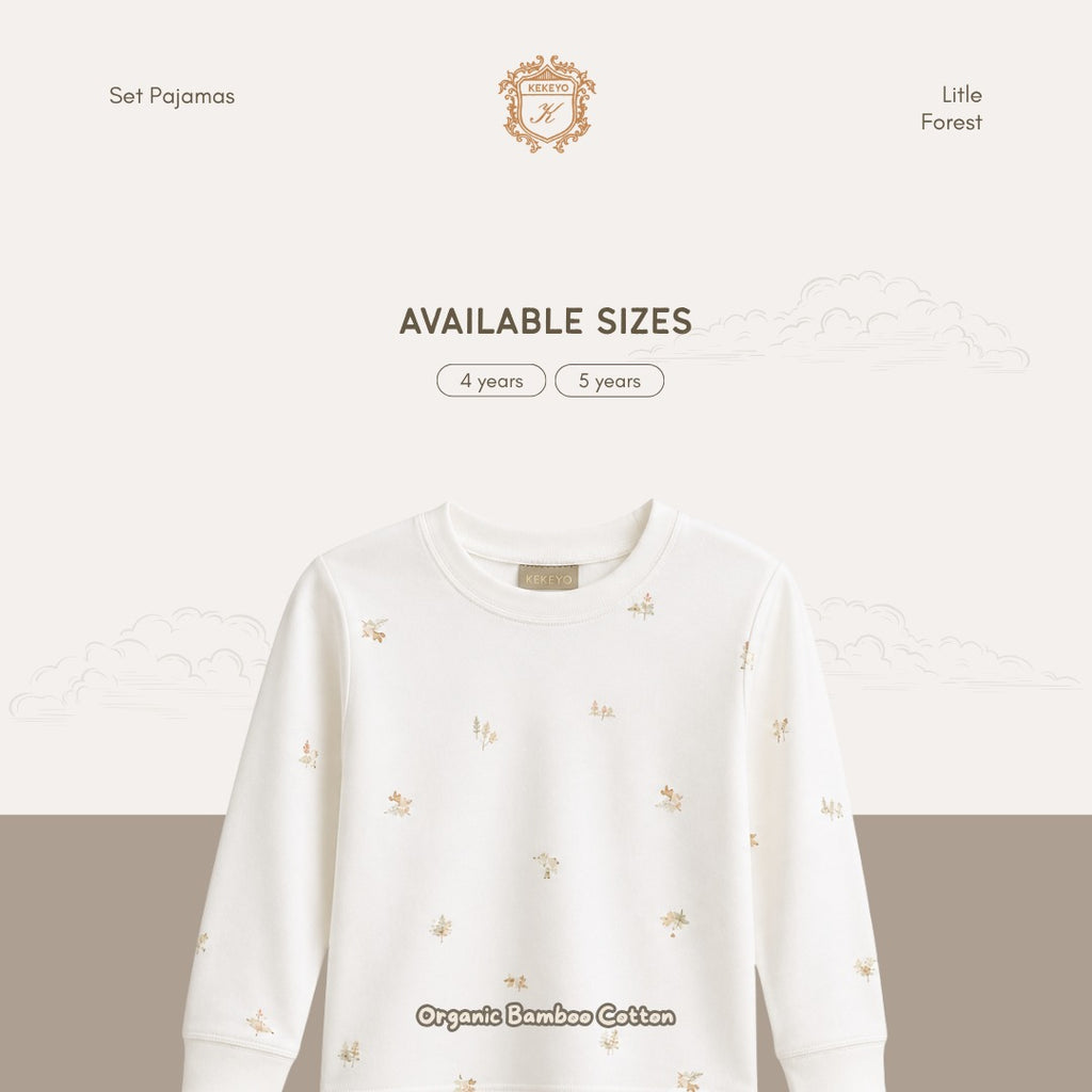 Kekeyo Set Pajamas Litle Forest | 4Y 5Y