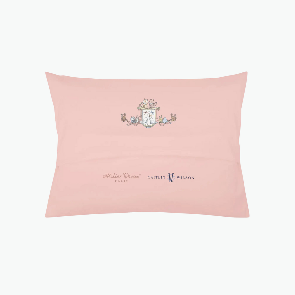 Atelier Choux x Caitlin Wilson Satin Cushion – Toile de Jouy
