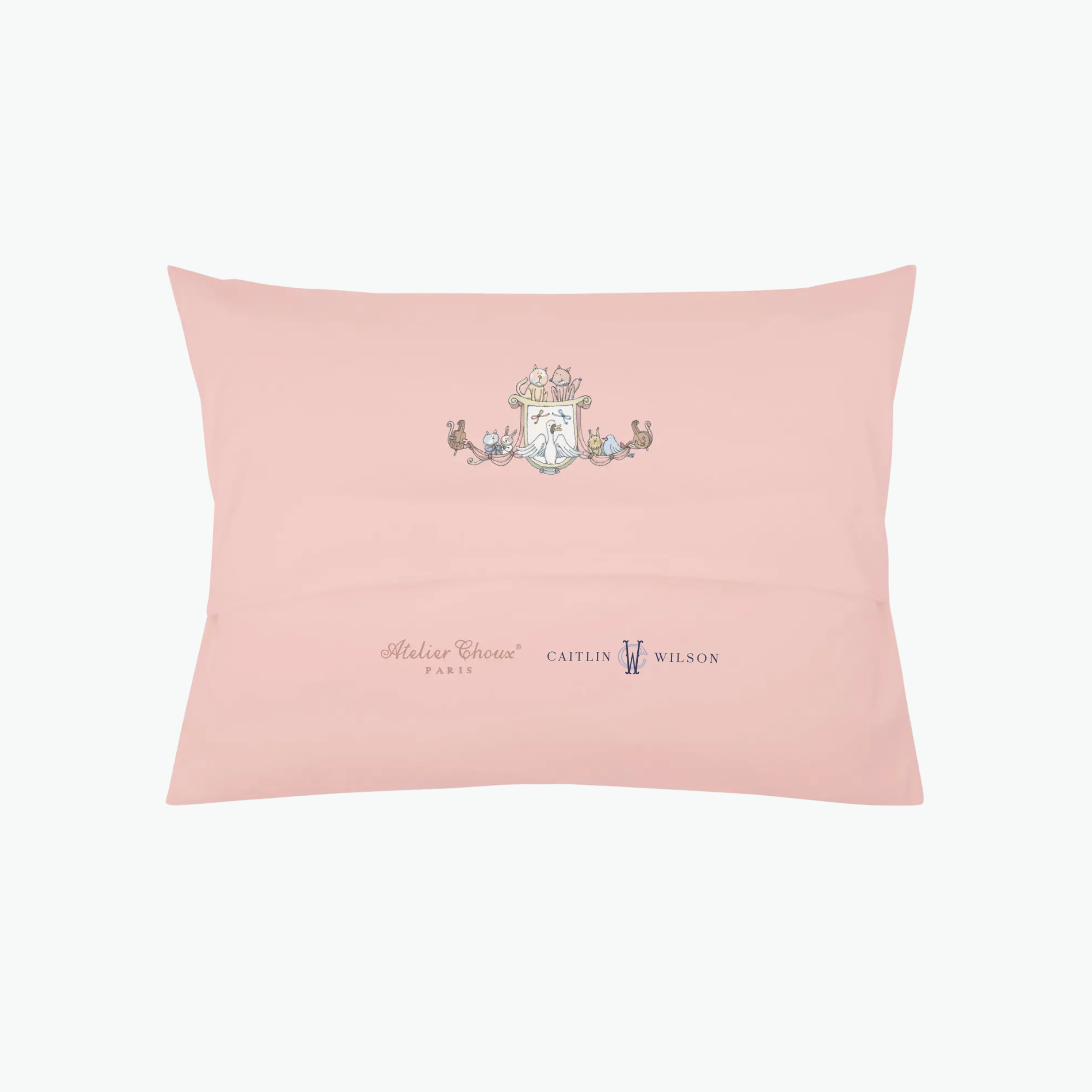 Atelier Choux x Caitlin Wilson Satin Cushion – Toile de Jouy