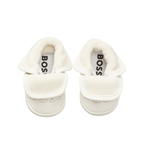 Boss Kids Baby Slippers in White