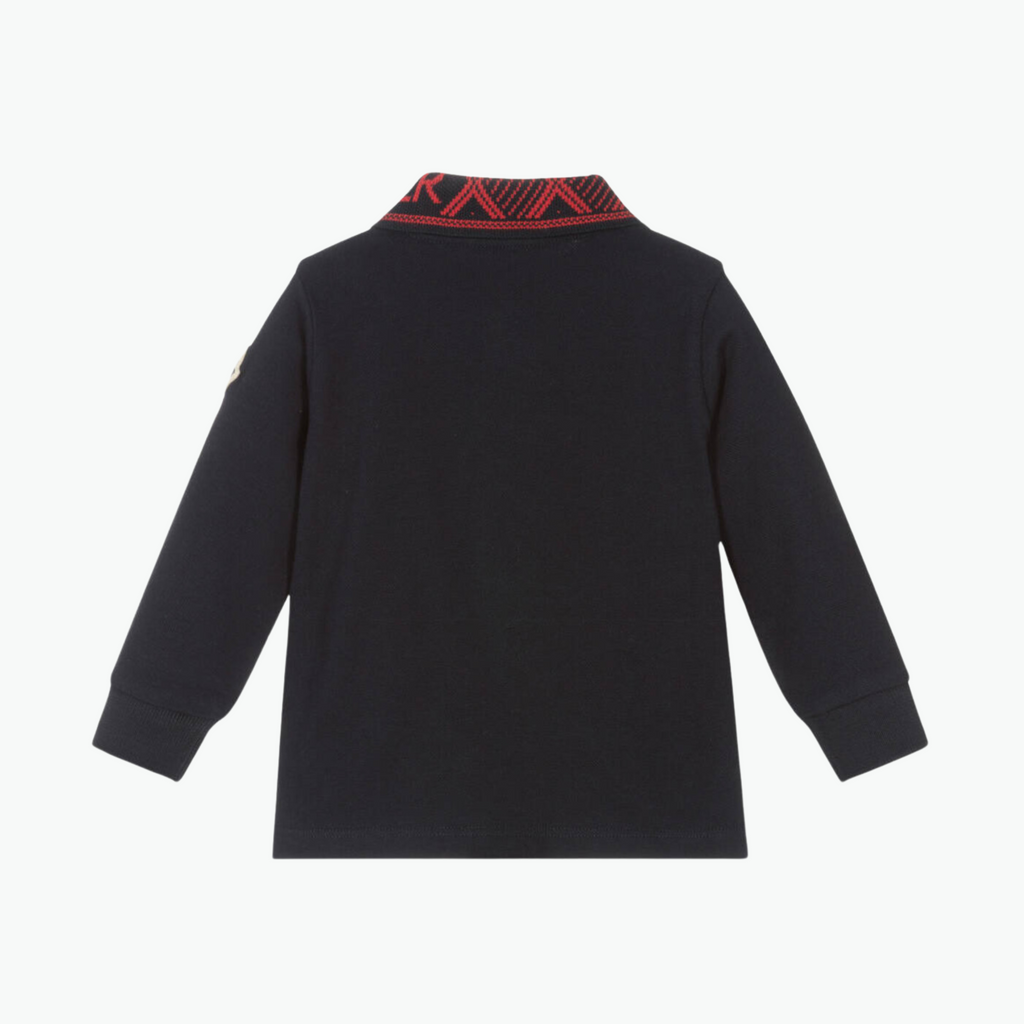 Moncler Kids Long-Sleeve Polo Shirt