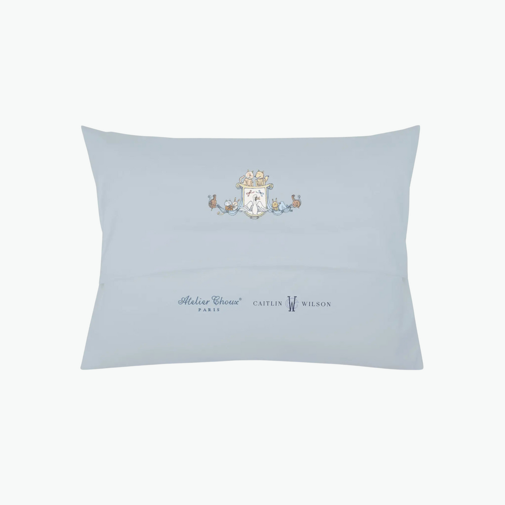 Atelier Choux x Caitlin Wilson Satin Cushion – Toile de Jouy