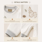 Kekeyo Playsuit Woodland Squirrel | 6M 9M 12M 18M 24M