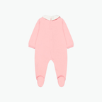 Moschino Baby Girls Teddy Logo Babygrow in Pink