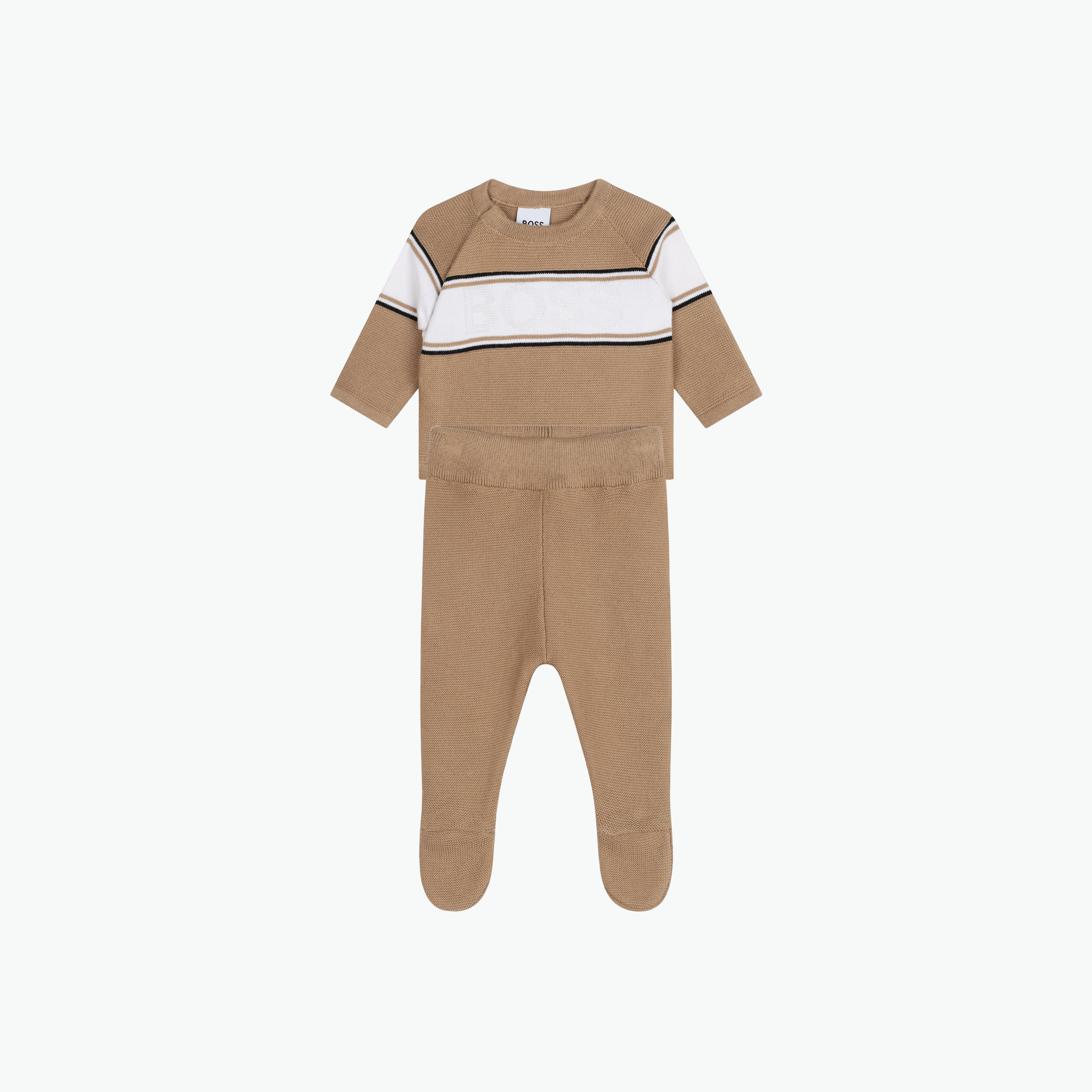 Boss Kids Logo Knit Two-Piece Tracksuit