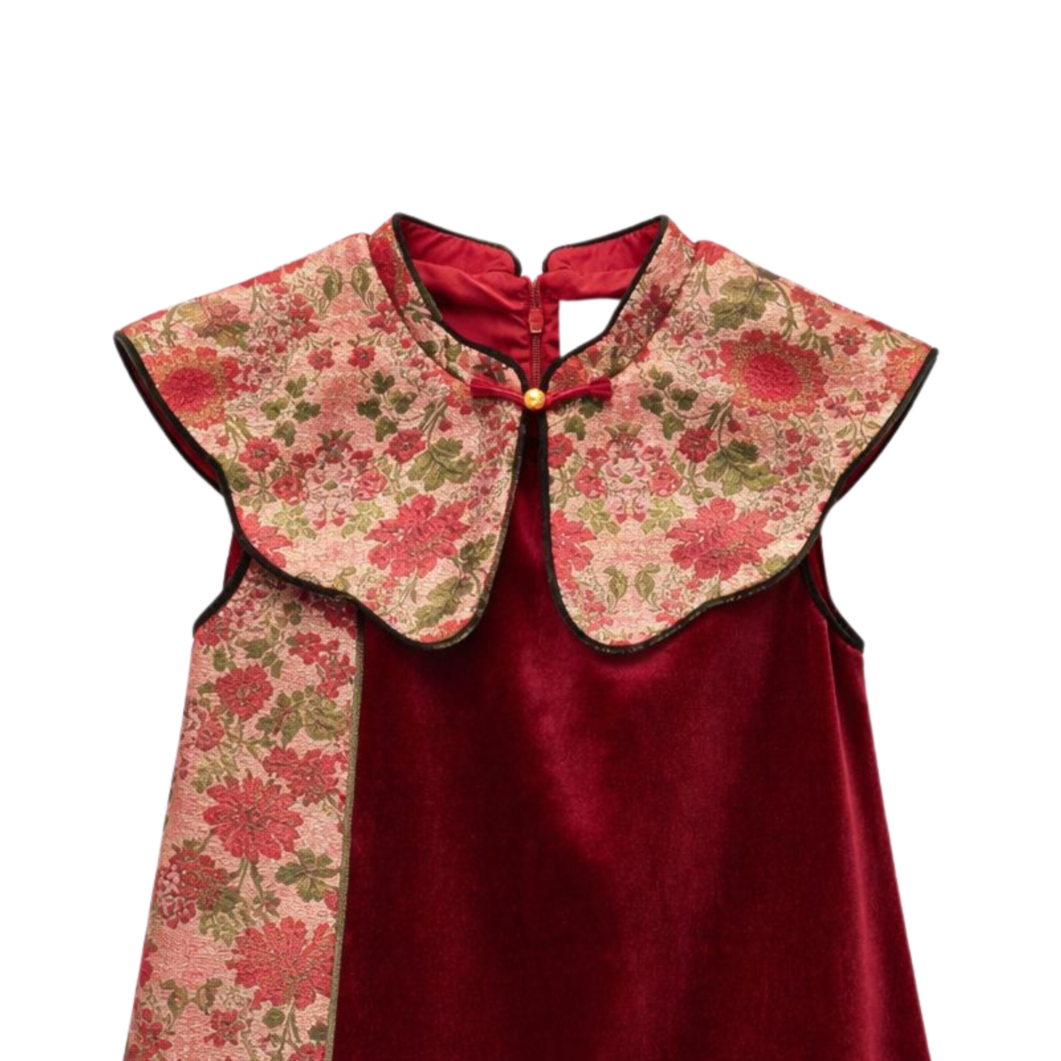 Kekeyo Maroon Cheongsam Douyin
