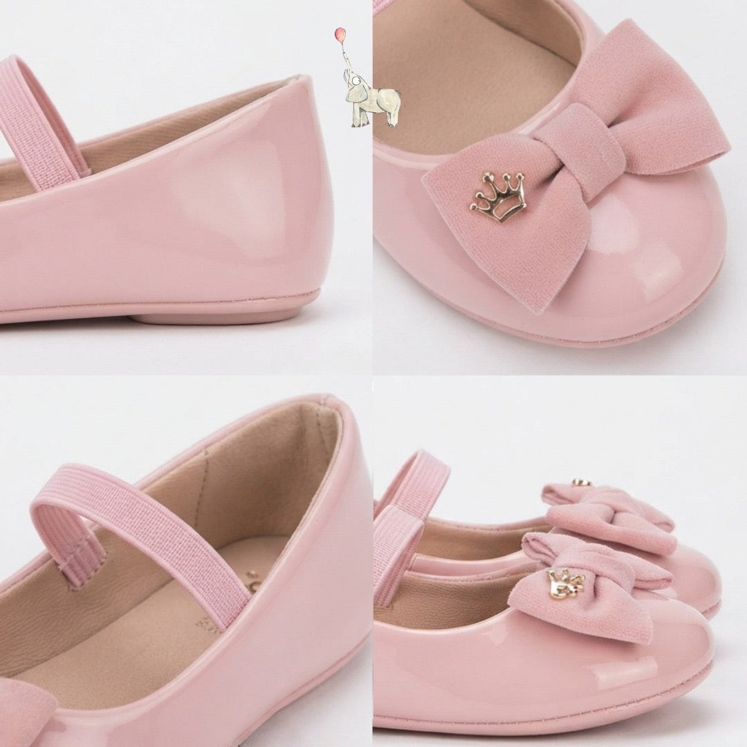 Miffy Bow Flat Shoes | Pink