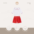 Kekeyo Top & Short Litle Ember Red | 2Y