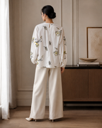 Sea White Blouse M