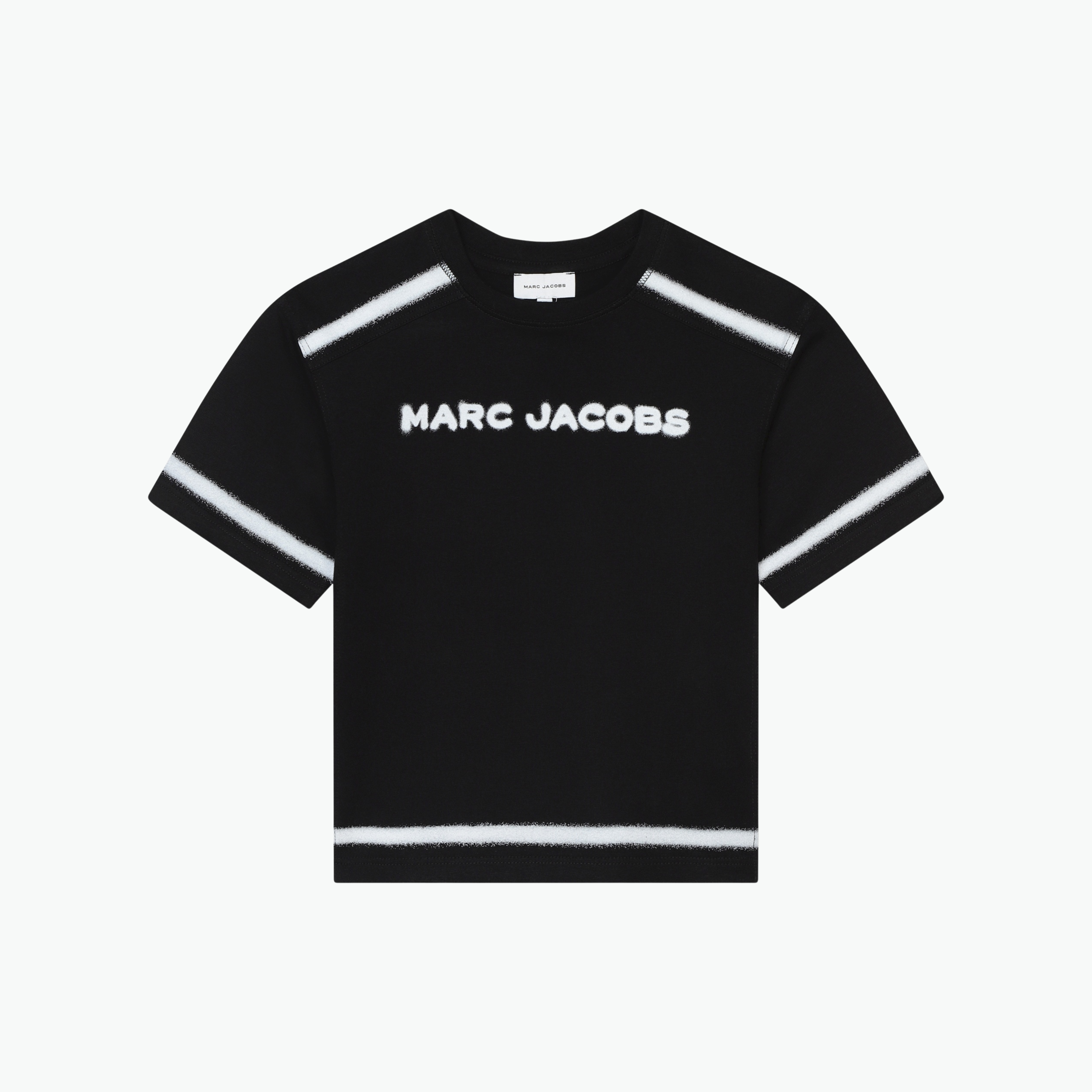 Marc Jacobs Blur Logo-Print Cotton T-Shirt