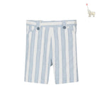 Abel & Lula Linen Top Shorts Strip Set | 2Y 4Y