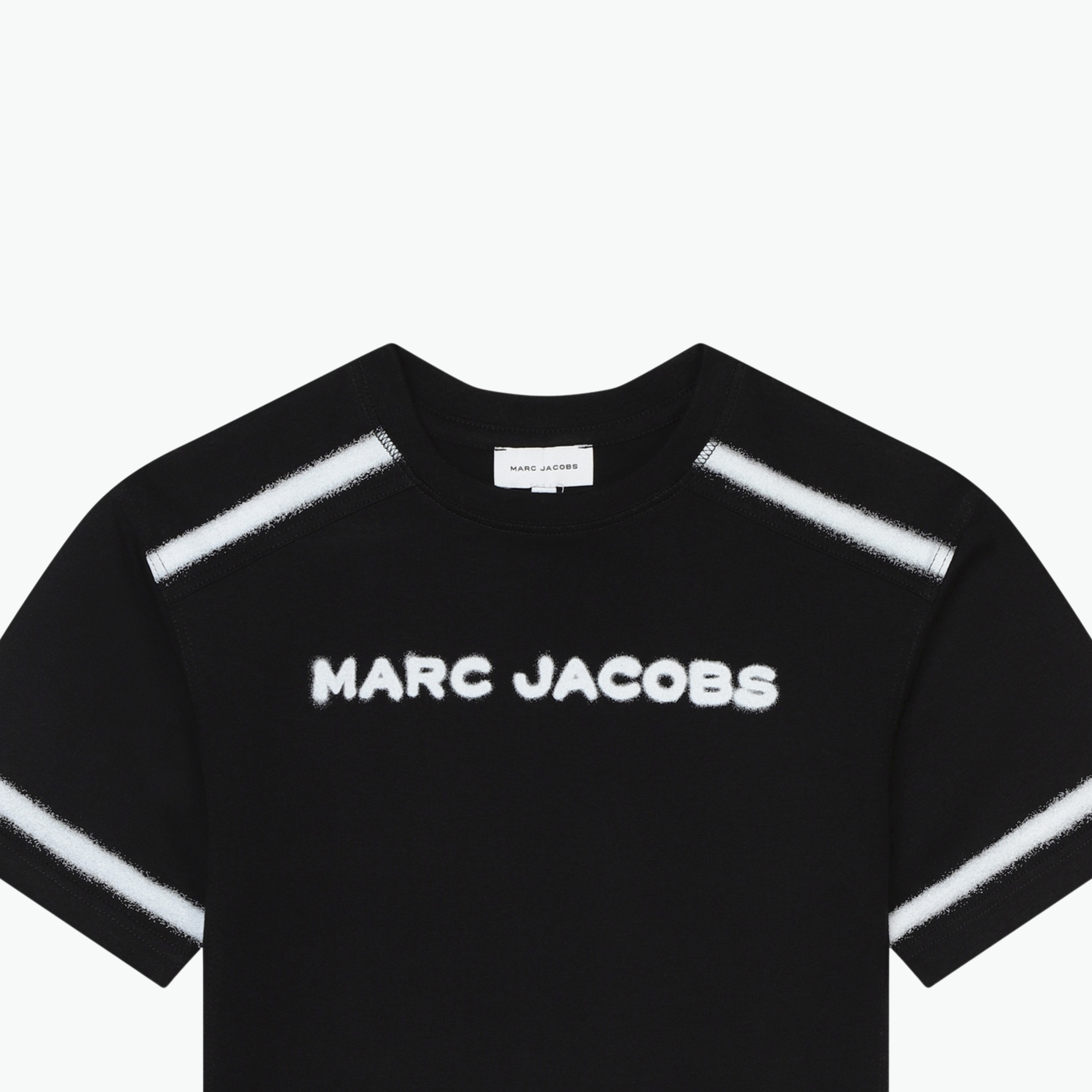 Marc Jacobs Blur Logo-Print Cotton T-Shirt