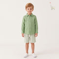 Abel & Lula Linen Top Shorts Strip Set | 2Y 4Y