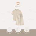 Kekeyo Linen Short-Sleeve Koko Shirt Top | 2-14Y