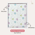 KEKEYO Muzzies Swaddle Triangle Dots
