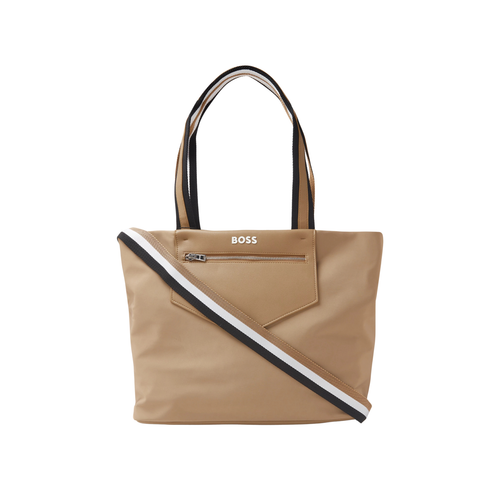 Boss Kids Logo-Applique Changing Bag in Brown