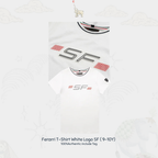 Ferrari T-Shirt White Logo SF | 9-10 Y