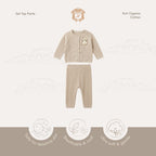 Kekeyo Set Top Pants Knit Organic Cotton | 3M 6M 12M