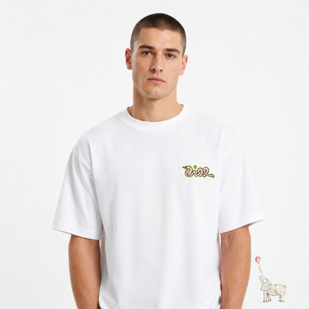 Dior X KAWS White T-Shirt L ( Non Registered)