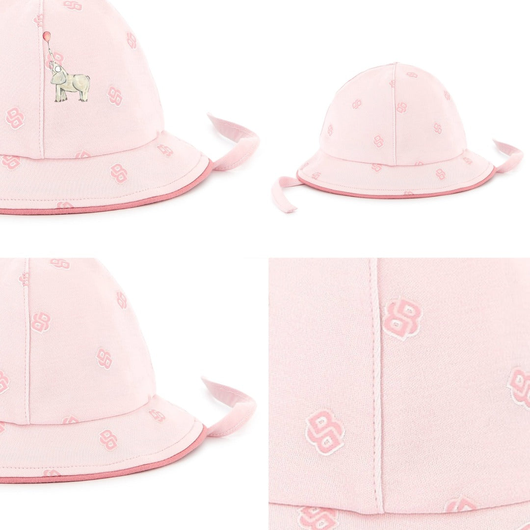 Boss Kids Monogram-Print Bucket Hat