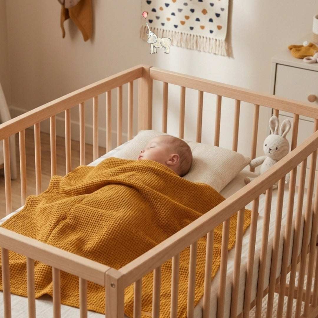 Kekeyo Blanket Mustard Lace
