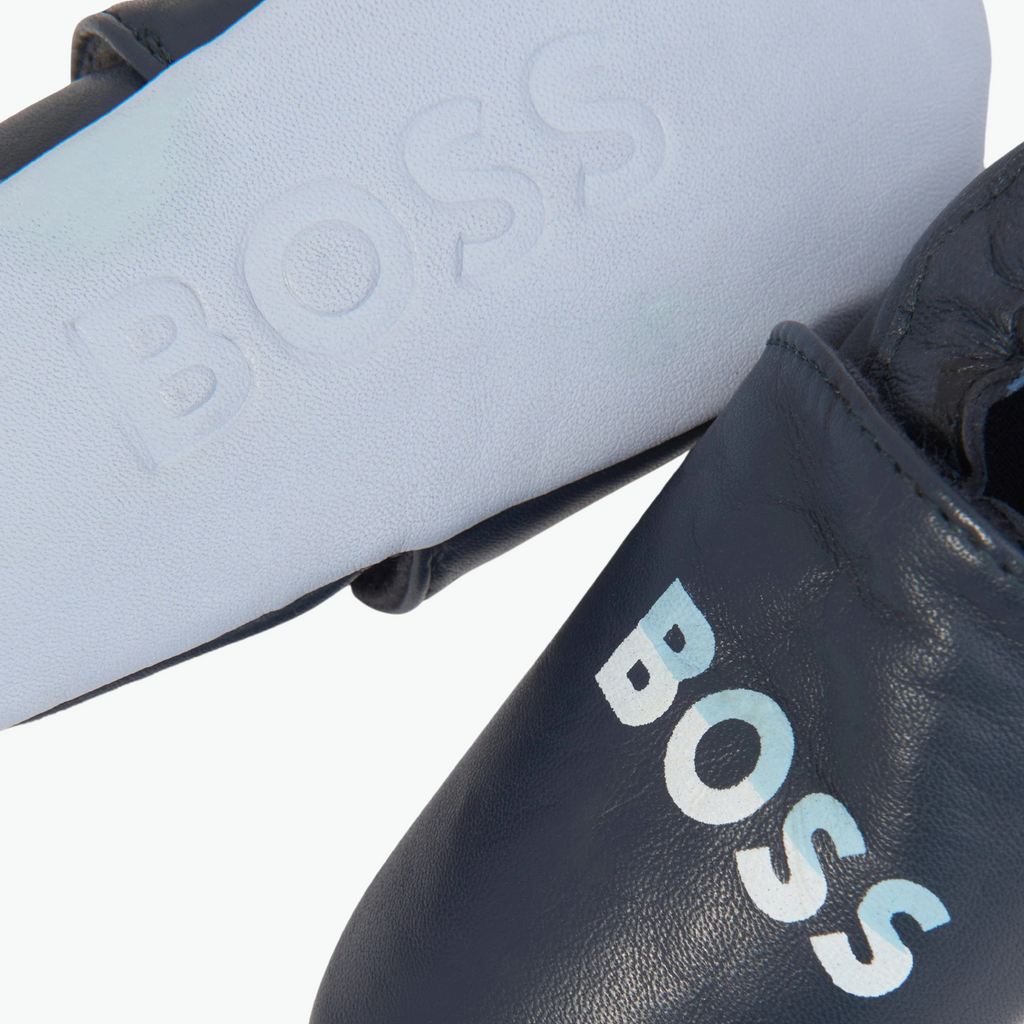 Boss Kids Baby Logo Print Sneakers