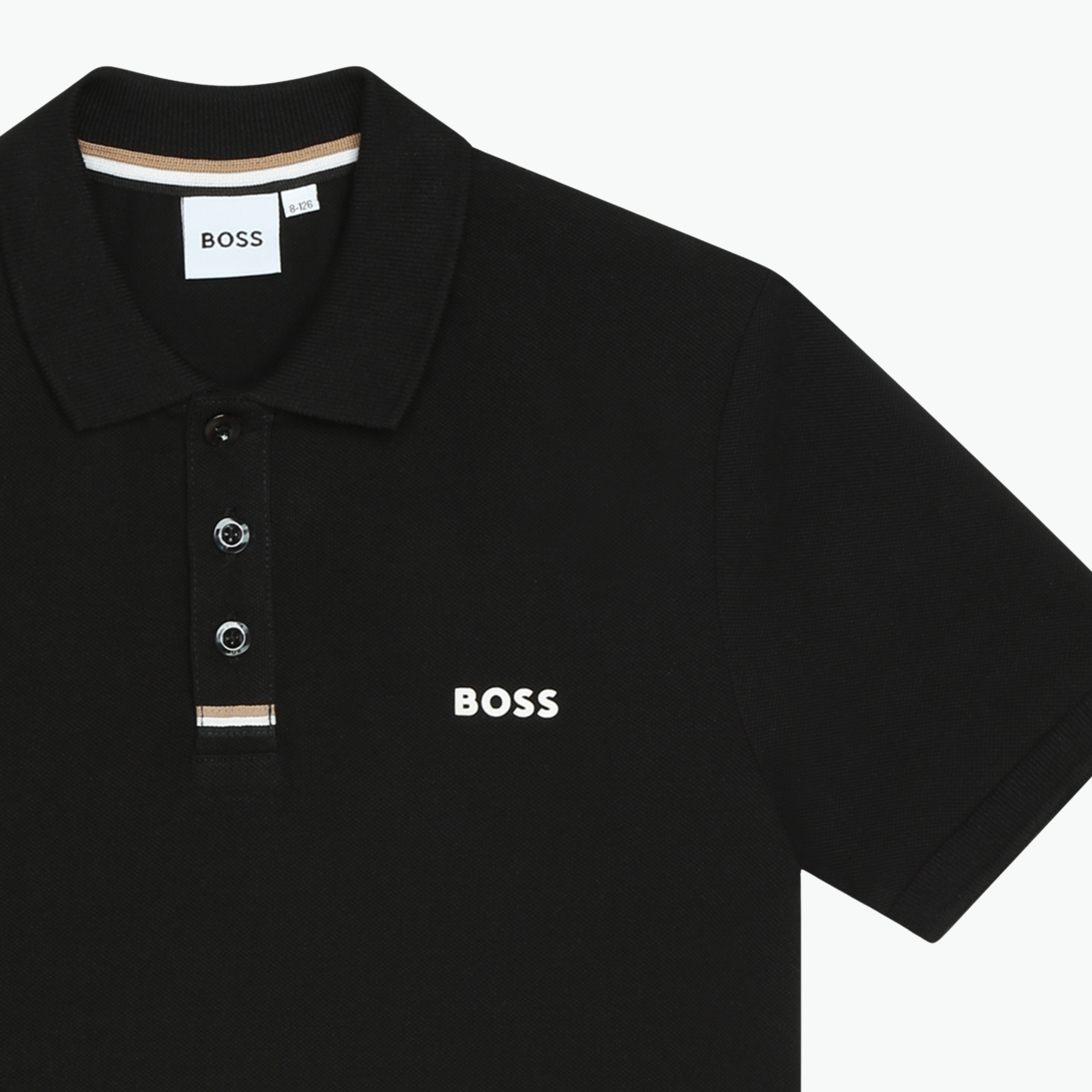 Boss Kids Short Sleeved Logo Polo