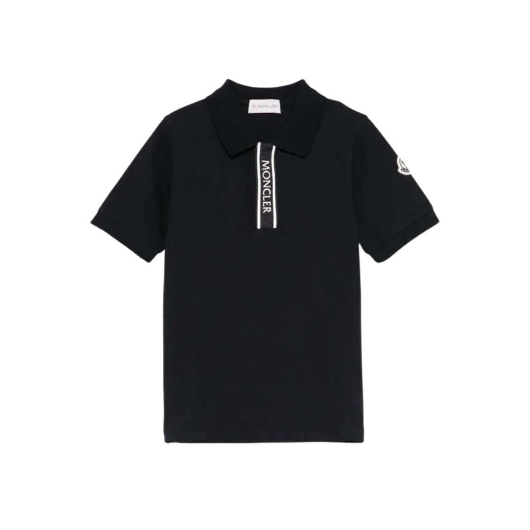 Moncler Kids Cotton Polo Shirt