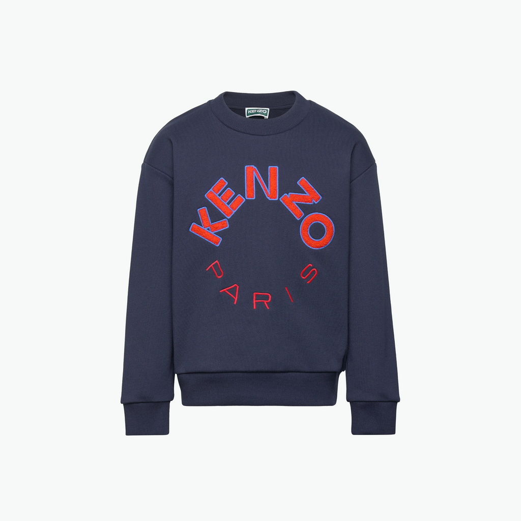 Kenzo Paris Logo Sweatshirt in Navy