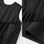 Kekeyo Dress Royal Bloom Black | 8Y 10Y 12Y S M L