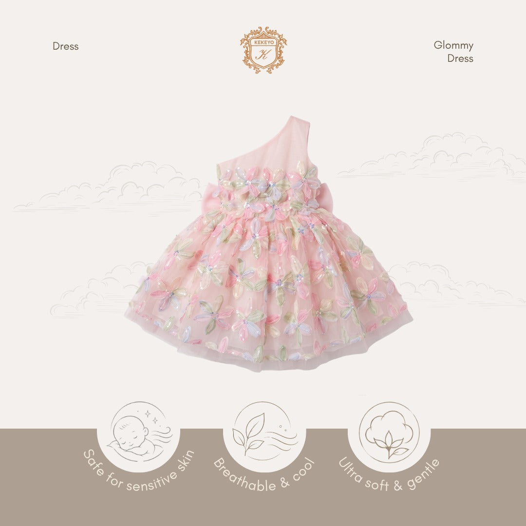 Kekeyo Glomy Rainbow Dress | 4Y