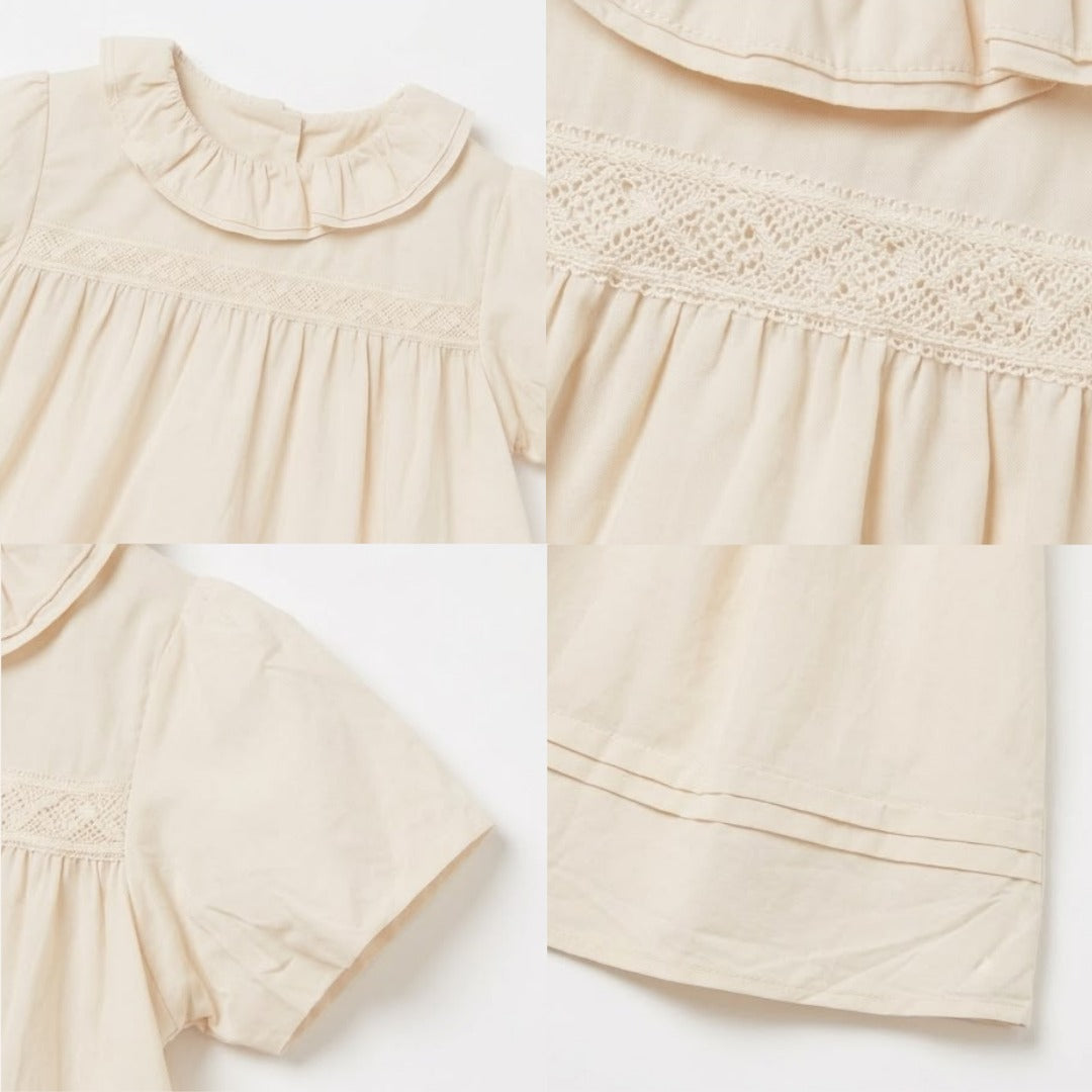 Kekeyo Runrun Dress Beige | 2Y