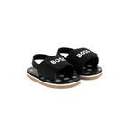 BOSS Kids Logo-Print Sandals