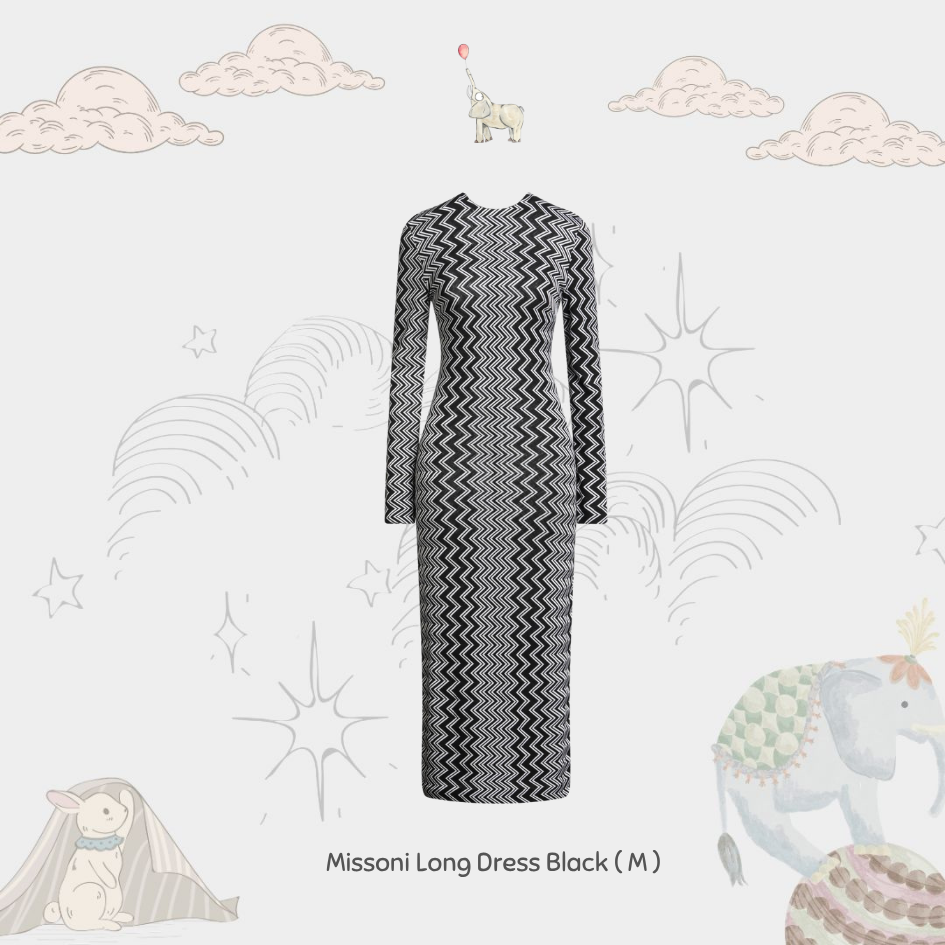 Missoni Black Dress M ( Non Registered)