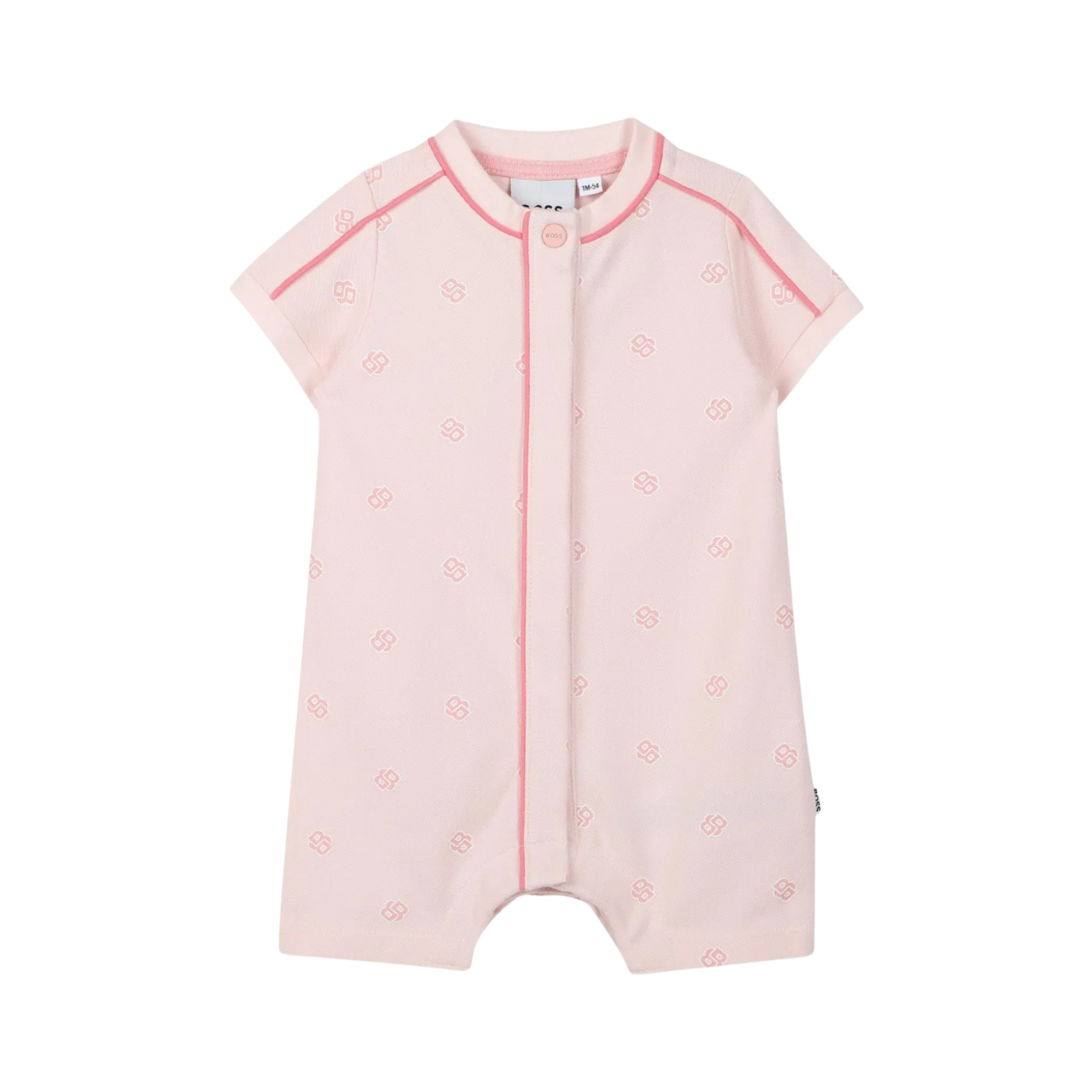 Boss Kids Logo Pajamas with Hat in Pink
