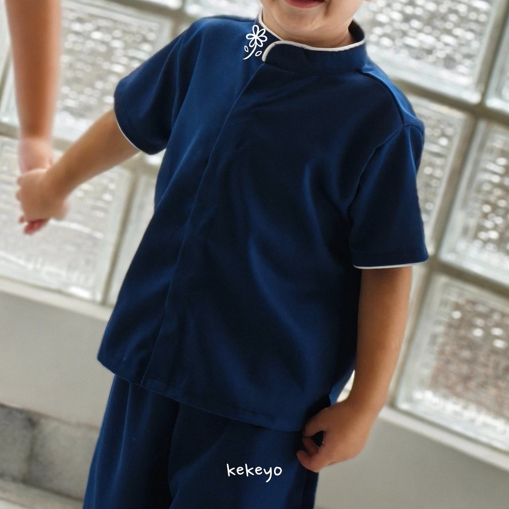 Kekeyo Koko Cotton Set in Navy