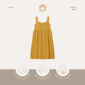 Kekeyo Lola Knit Dress Yellow | 6Y