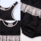 Kekeyo Romper Aleya Black | 3M 6M 9M 1/2Y