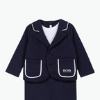 Boss Kids Baby Suit in Navy