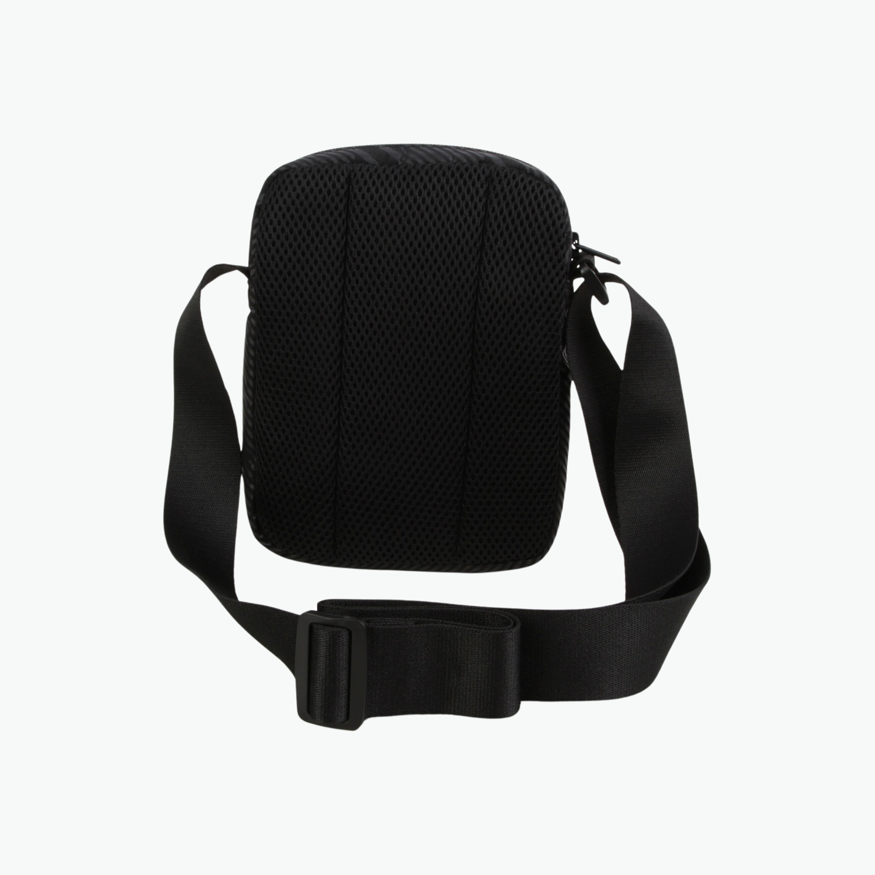 Boss Kids Logo Applique Striped Shoulder Strap Bag in Black