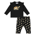 Moschino Kids Teddy Bear-Print Cotton Trouser Set