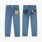 Kenzo Cotton T-shirt and Denim Trousers Set