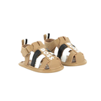 Boss Kids Logo-Print Sandals in Beige